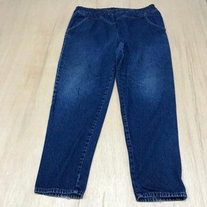 ic isaacs women jegging size 14p blue
